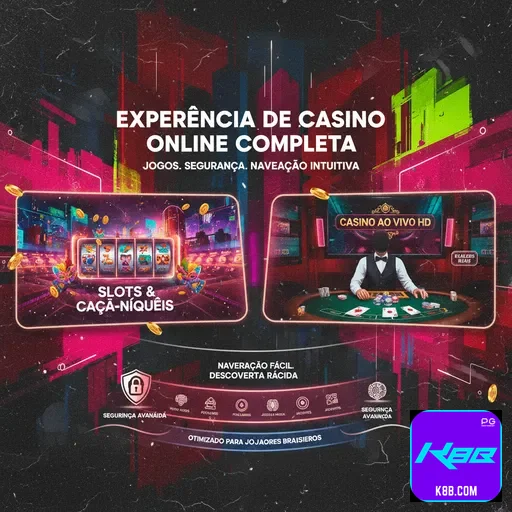 Usuário acessando k8b.com no celular com login mobile