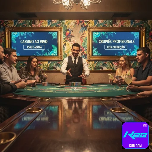 Tela do app k8b.com com promoções e benefícios mobile