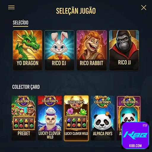 Tela de login seguro da k8b.com no celular