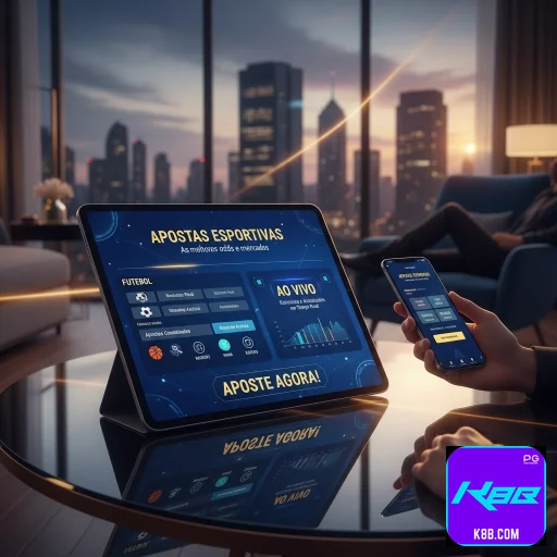 Celular com acesso seguro ao login da k8b.com